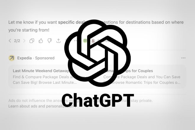 Διαφημίσεις στο ChatGPT - Web-Mate chatgpt ads